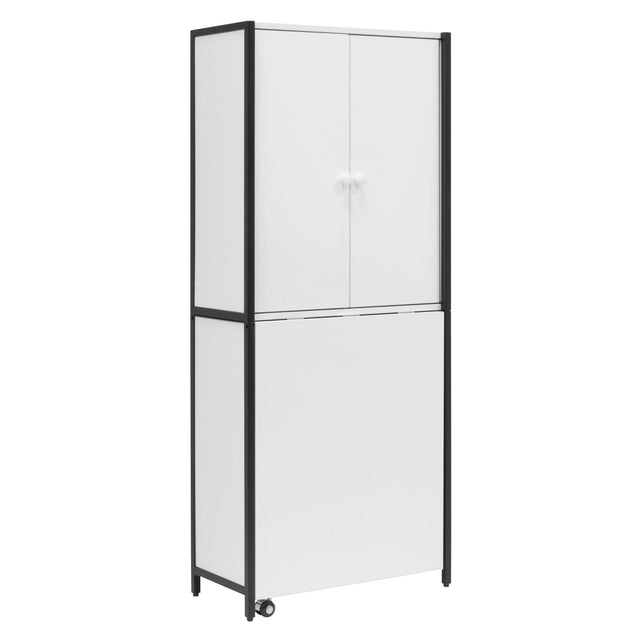 Studio Design Multi-Use Craft Armoire Elite Charcoal / White