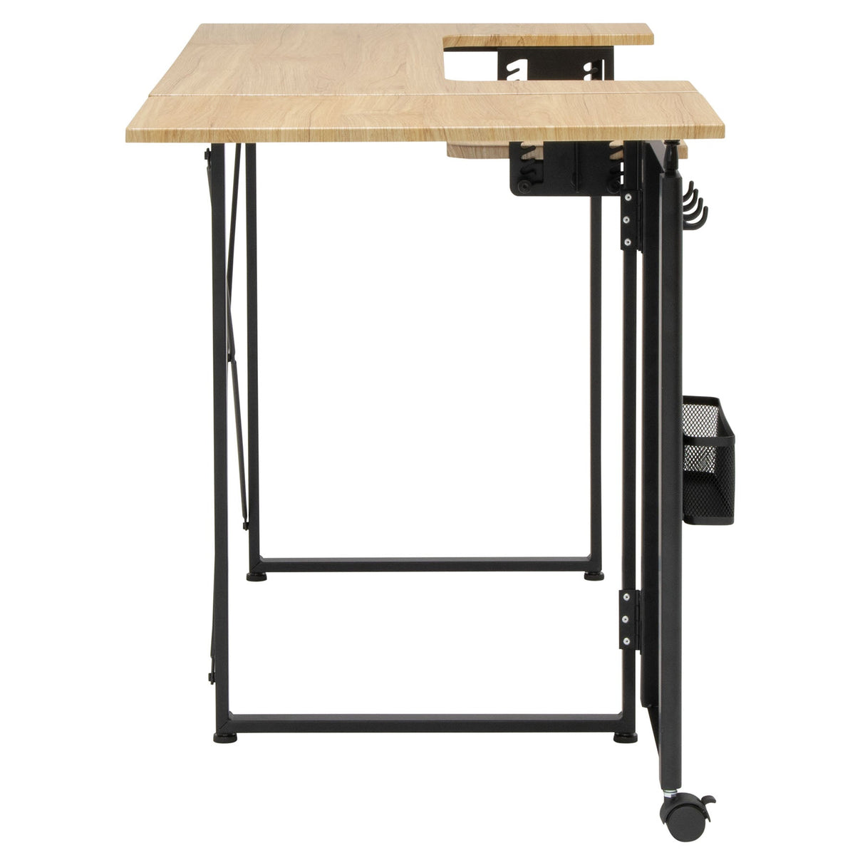 Studio Design Pivot Panel Sewing Table Ashwood Graphite