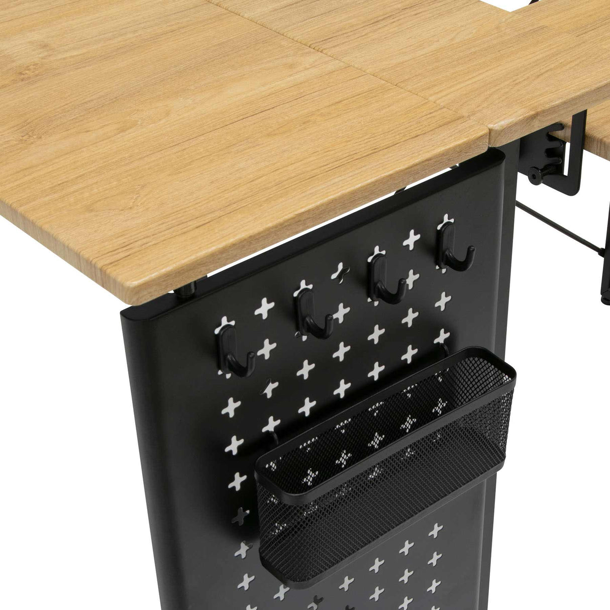 Studio Design Pivot Panel Sewing Table Ashwood Graphite