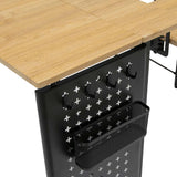 Studio Design Pivot Panel Sewing Table Ashwood Graphite