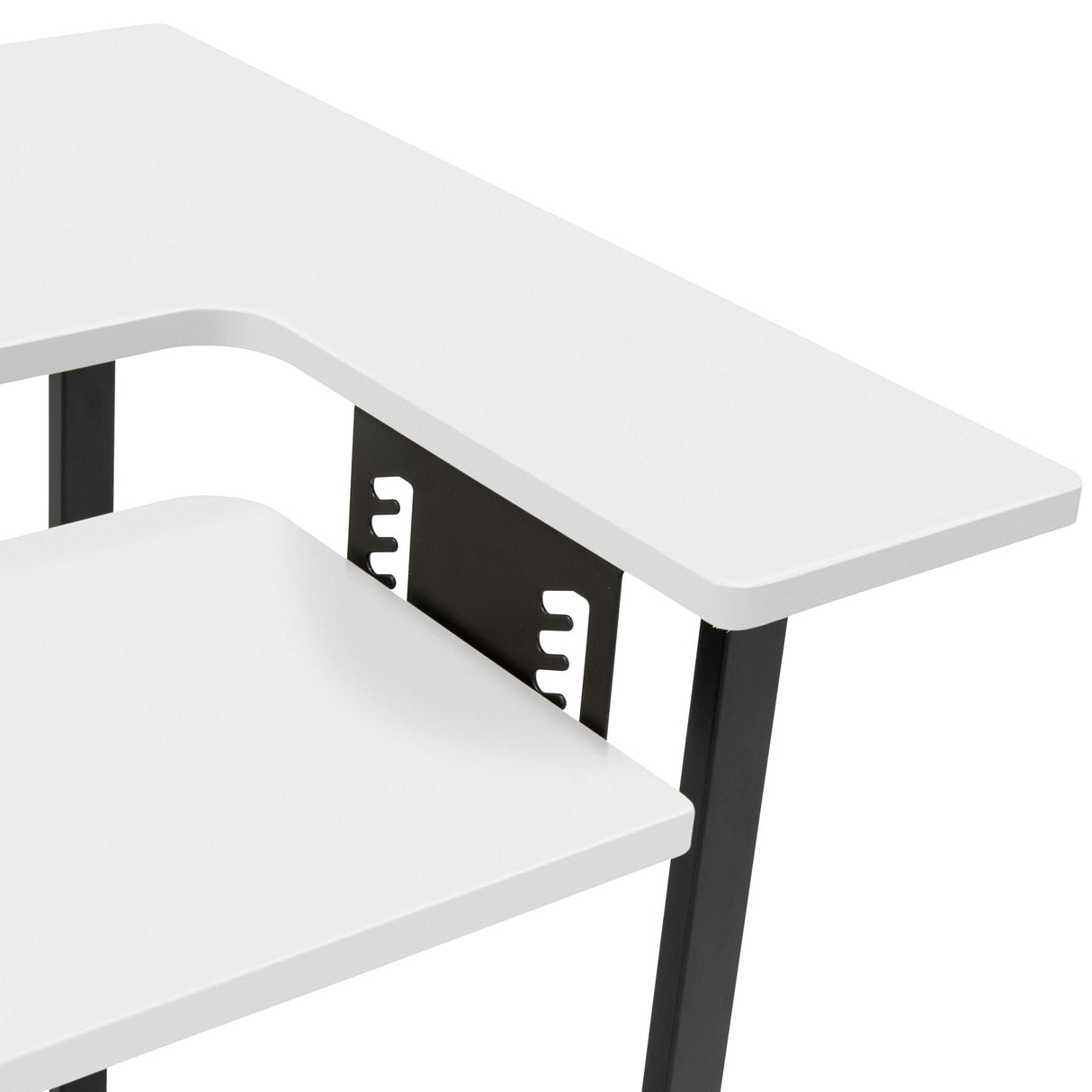 Studio Design Pivot Panel Sewing Table White / Graphite