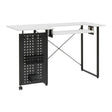 Studio Design Pivot Panel Sewing Table White / Graphite