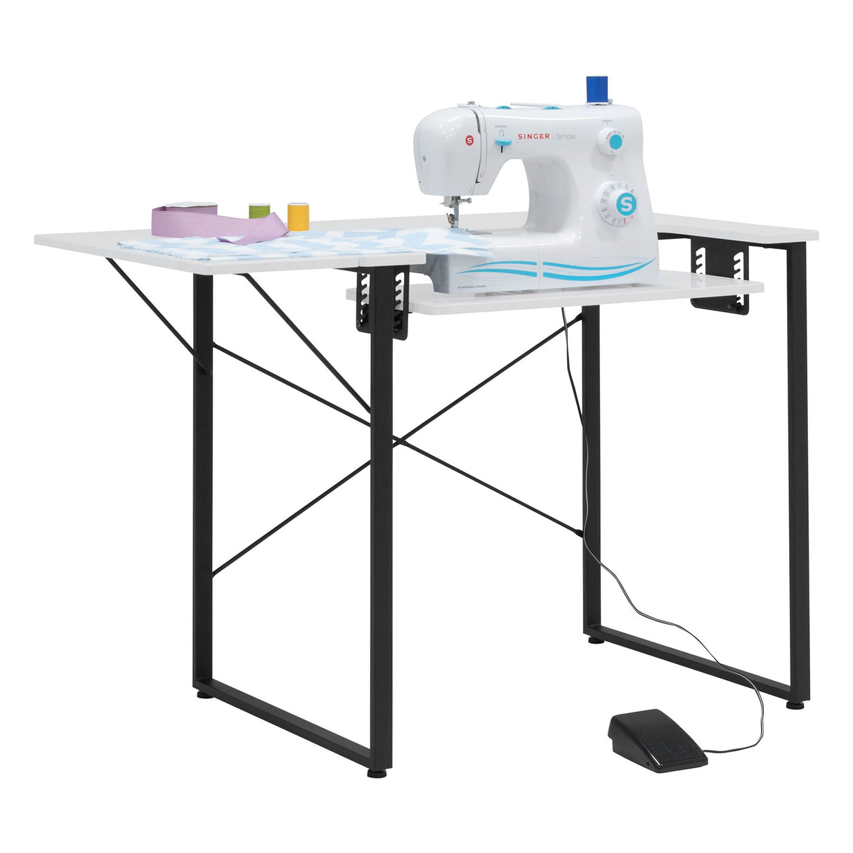 Studio Design Dart Sewing Table Graphite / White