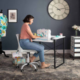 Studio Design Dart Sewing Table Graphite / White