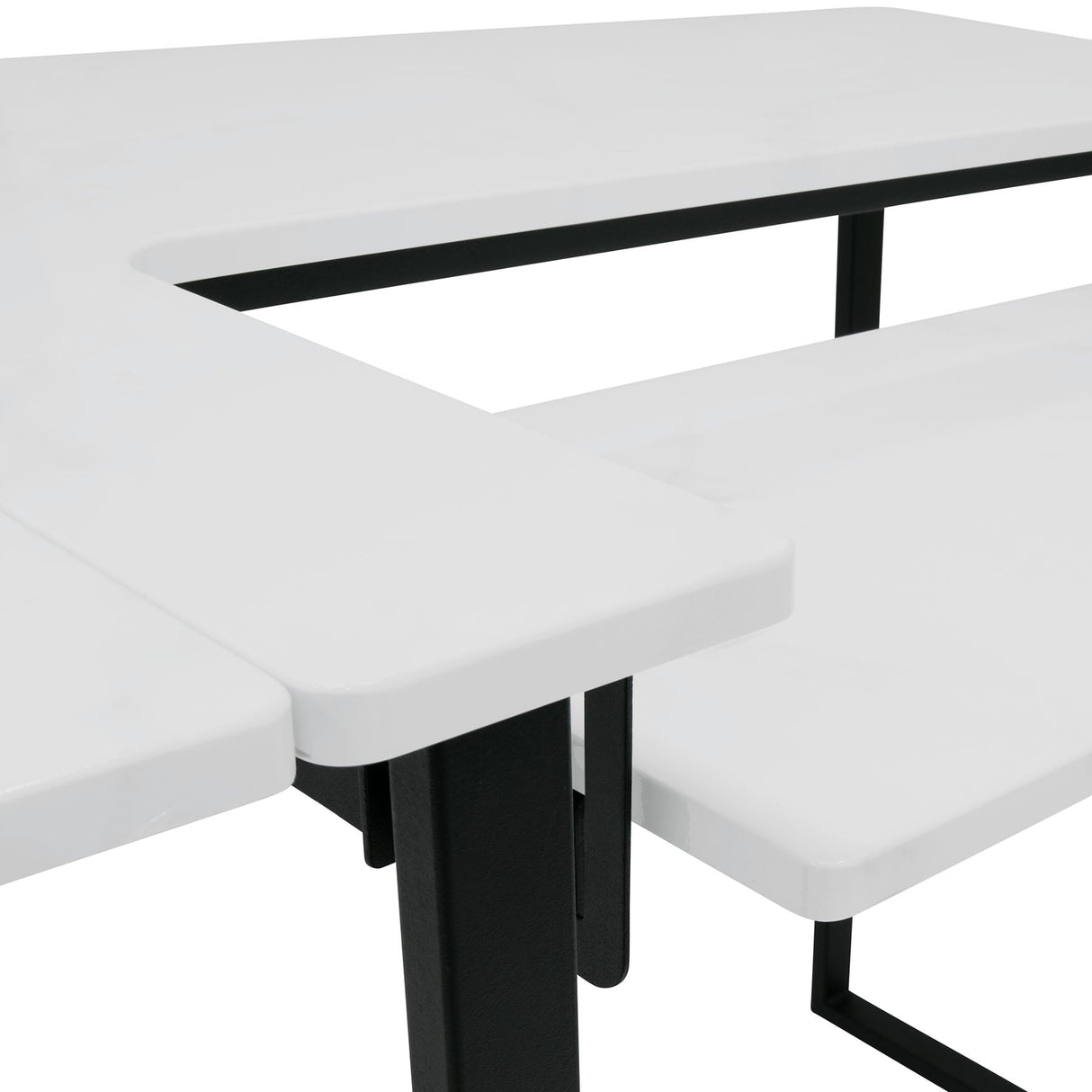 Studio Design Dart Sewing Table Graphite / White