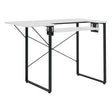 Studio Design Dart Sewing Table Graphite / White