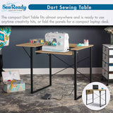 Studio Design Dart Sewing Table Graphite / Ashwood
