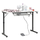 Studio Design Rollaway II Sewing Table Black / White