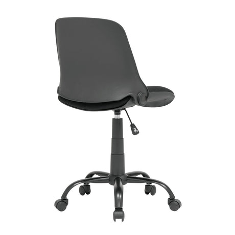 Studio Design Folding Back Task Chair Black