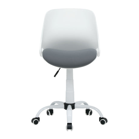 Studio Design Folding Back Task Chair White Grey