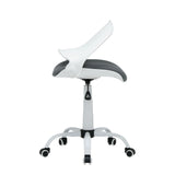 Studio Design Folding Back Task Chair White Grey