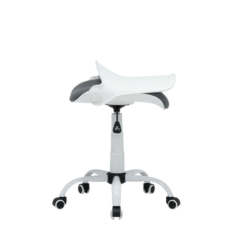 Studio Design Folding Back Task Chair White Grey