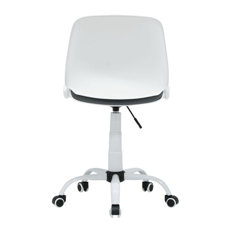 Studio Design Folding Back Task Chair White Grey