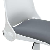 Studio Design Folding Back Task Chair White Grey