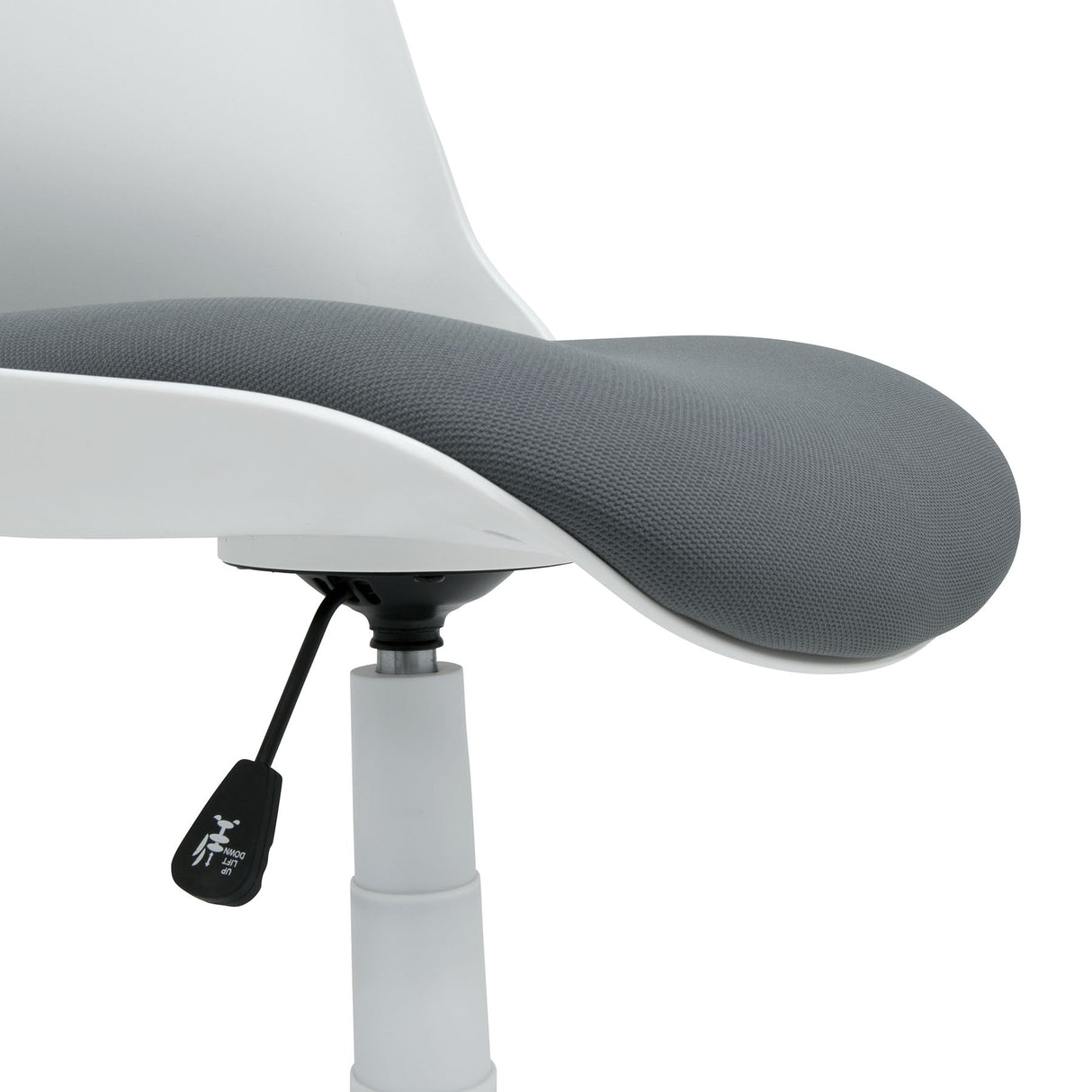 Studio Design Folding Back Task Chair White Grey
