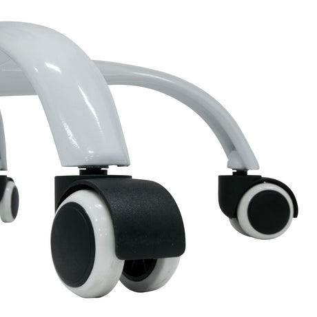 Studio Design Folding Back Task Chair White Grey