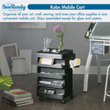 Studio Design KUBX Mobile Storage Cart Black