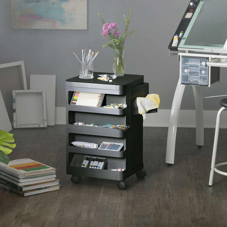Studio Design KUBX Mobile Storage Cart Black