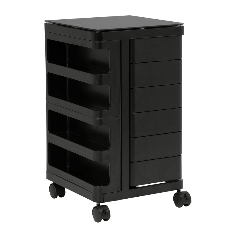 Studio Design KUBX Mobile Storage Cart Black