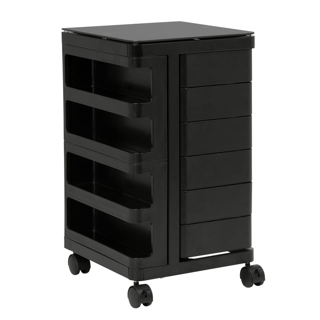 Studio Design KUBX Mobile Storage Cart Black