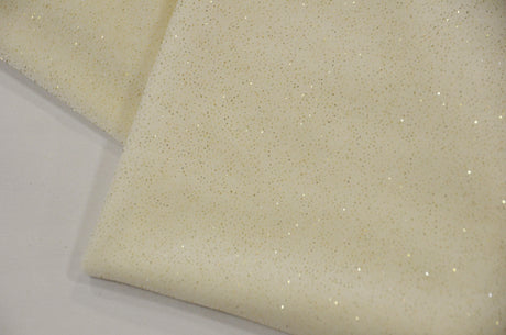 Glitter Stretch Velvet Polyester Spandex Fabric - Sparkling Glitter, 58/60" Width, Multiple Colors (1 Yard)