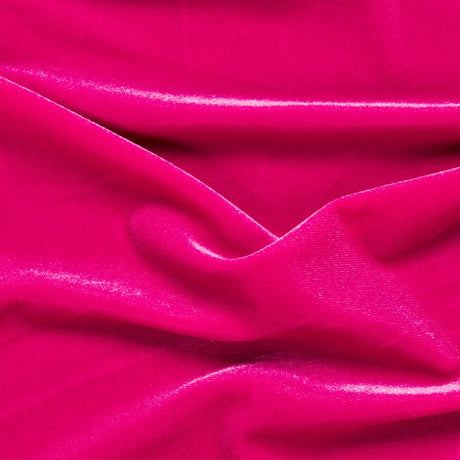 Stretch Velvet Spandex Fabric - 4-Way Stretch, 60" Width, 360 GSM (1 Yard)