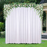 Frosted Ice Crushed Velvet Backdrop Drapes
