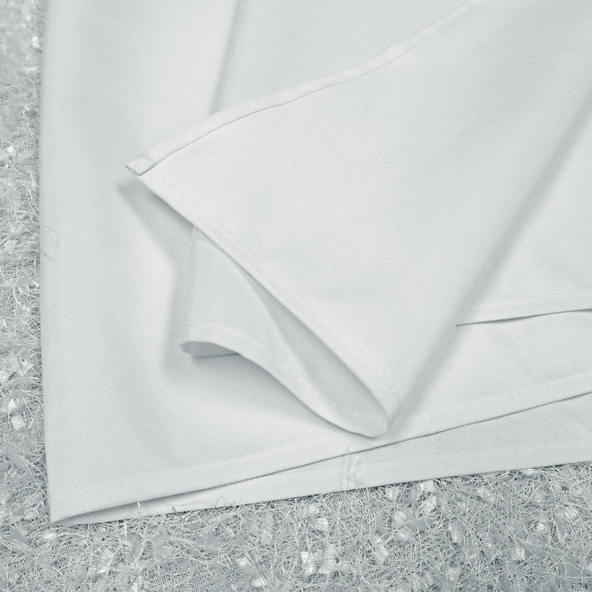 Rectangular Polyester Tablecloth 60x120 White