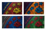 Talofa Samoa Sea Turtles Hibiscus Polyester Fabric - Sea Turtles, Hibiscus, Tattoo Design Background, 72" X 45" (1 Yard)