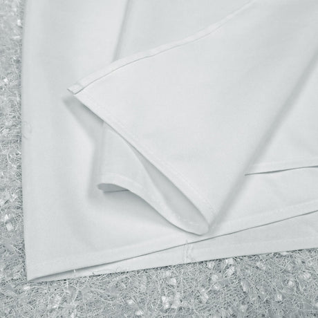 Square Polyester Table Overlay 54x54 White