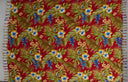 Hibiscus Plumeria Tropical Leaves Rayon Fabric - Tropical Floral Print, 72" L x 45" W (1 Piece)