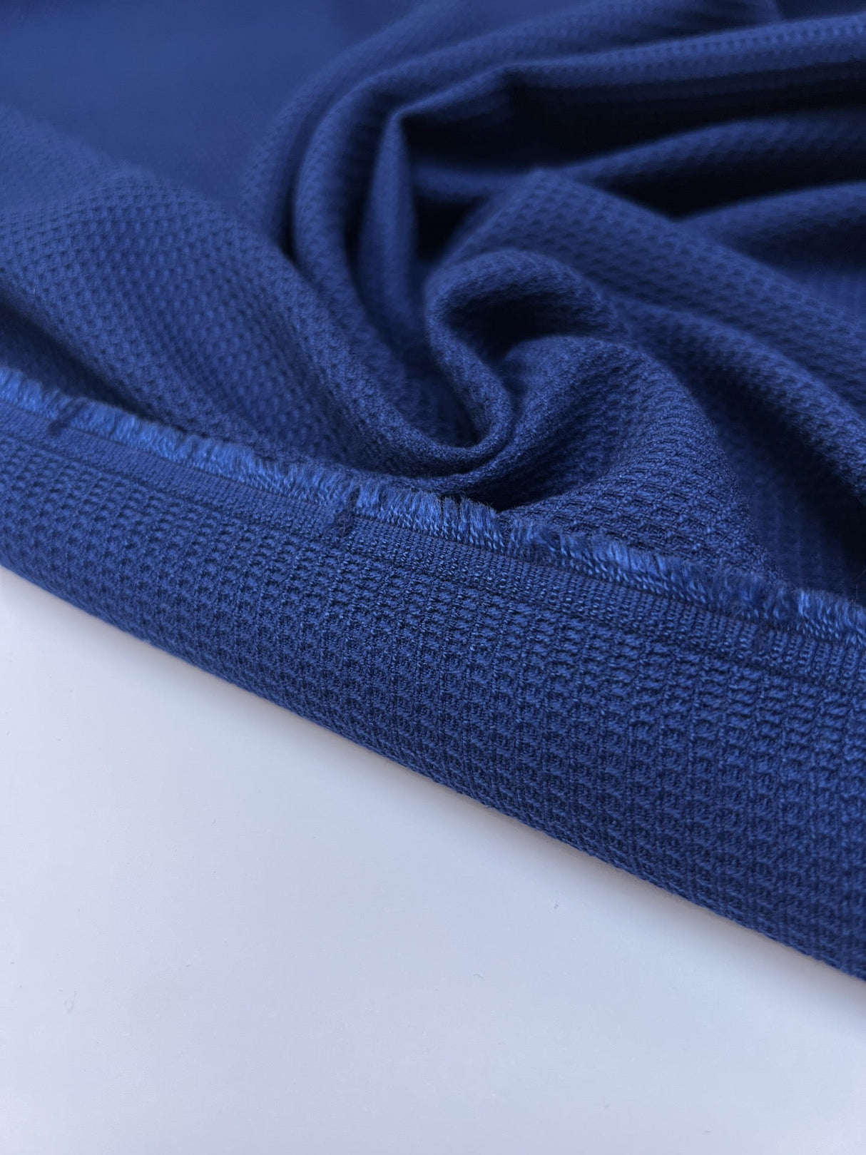 Blue Shades Blend Woven Fabric