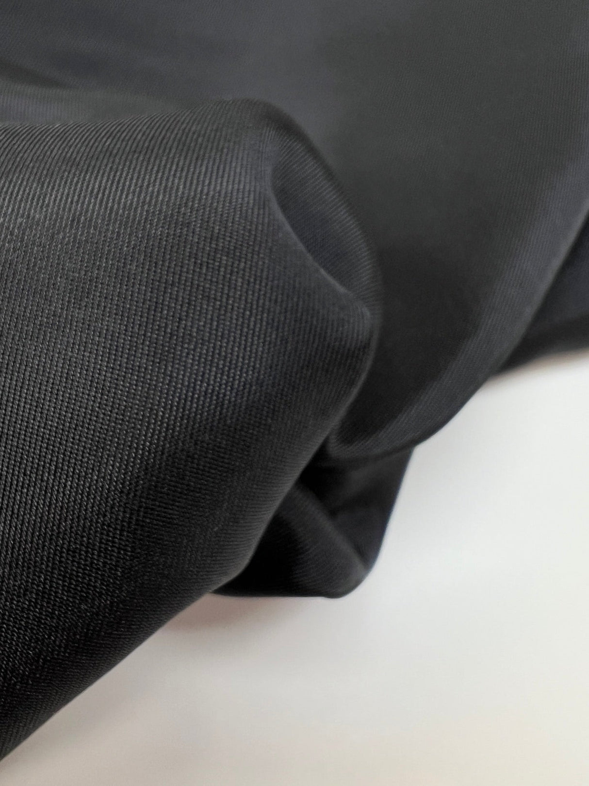 Viscose Lining Twill Black Stretch