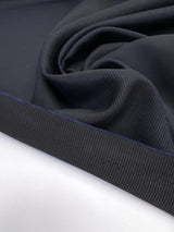 Wool Suit Fabric Blue Black