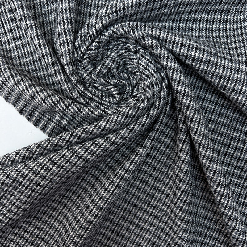 Wool Tweed White Shade Fabric