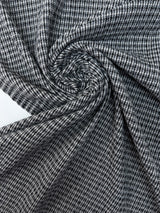 Wool Tweed White Shade Fabric
