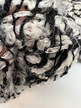 Bouclé Tweed Blend Black White