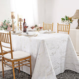 Gilded Marble Holland Velvet Rectangular Tablecloth