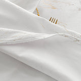 Round Holland Velvet Tablecloth 132" White