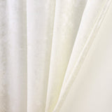 Crushed Velvet Backdrop Drape Panel 12 ft x 57 in Ivory