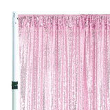 Sequin Backdrop Drape 14 ft x 52 in Pink