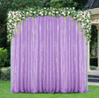 Sequin Backdrop Curtain Drape Panel 14 ft x 52 in Lavender