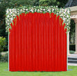 Sequin Backdrop Drape Panel Red 10 ft x 52 in