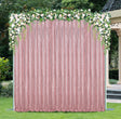 Sequin Backdrop Drape 14 ft x 52 in Blush Pink/Rose Gold