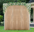 Sequin Backdrop Drape Panel 14 ft x 52" Champagne