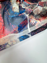 Silk Chiffon Printed Animal Panel Fabric