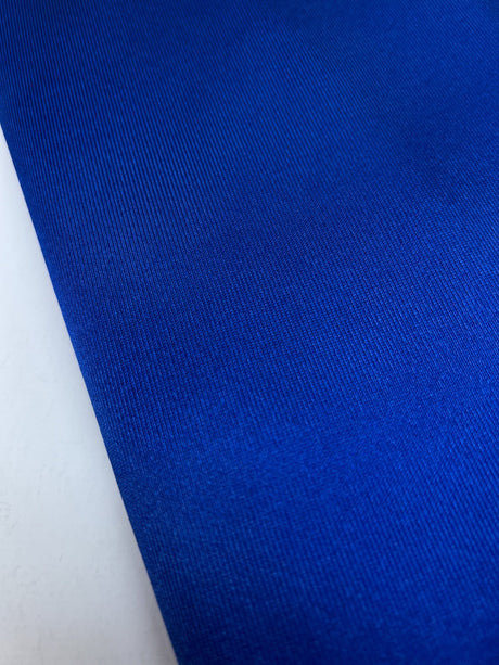 Cotton Knit Fabric Blue Black