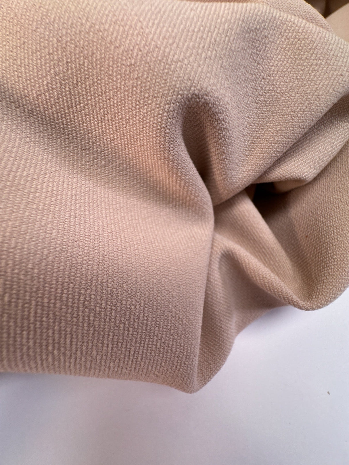 Polyester Blend Twill Beige Pink