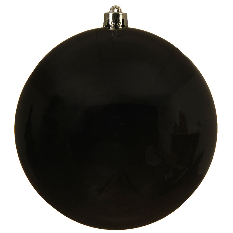 5.5" Black Shatterproof Ornament