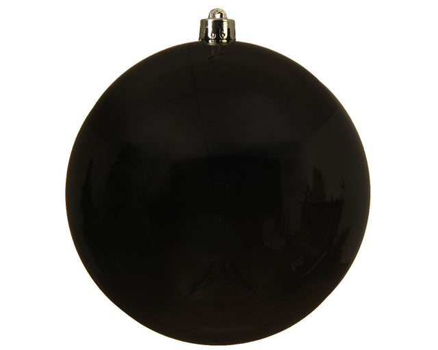 5.5" Black Shatterproof Ornament
